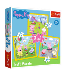 TF Ziua fericită a Peppei. Peppa Pig, 3 în 1